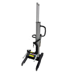INTSUPERMAI Pneumatic Tire Wheel Lifter Dolly, 143.3LB Max Load Capacity, 3.9ft Lifting Height, Compressed Air Operated Tire Mounting Dismounting Hoist for Auto Repair Garage Tire Service Station
