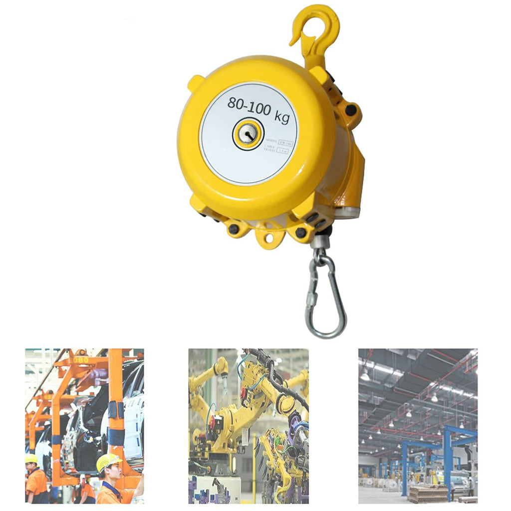 Retractable Spring Balancer, Retractable Balancer with 1.5M Long Wire Rope and Hook, Tool Balancer, Workshop and Automotive Equipment, Multifunctional Auxiliary Tools(22-30kg)