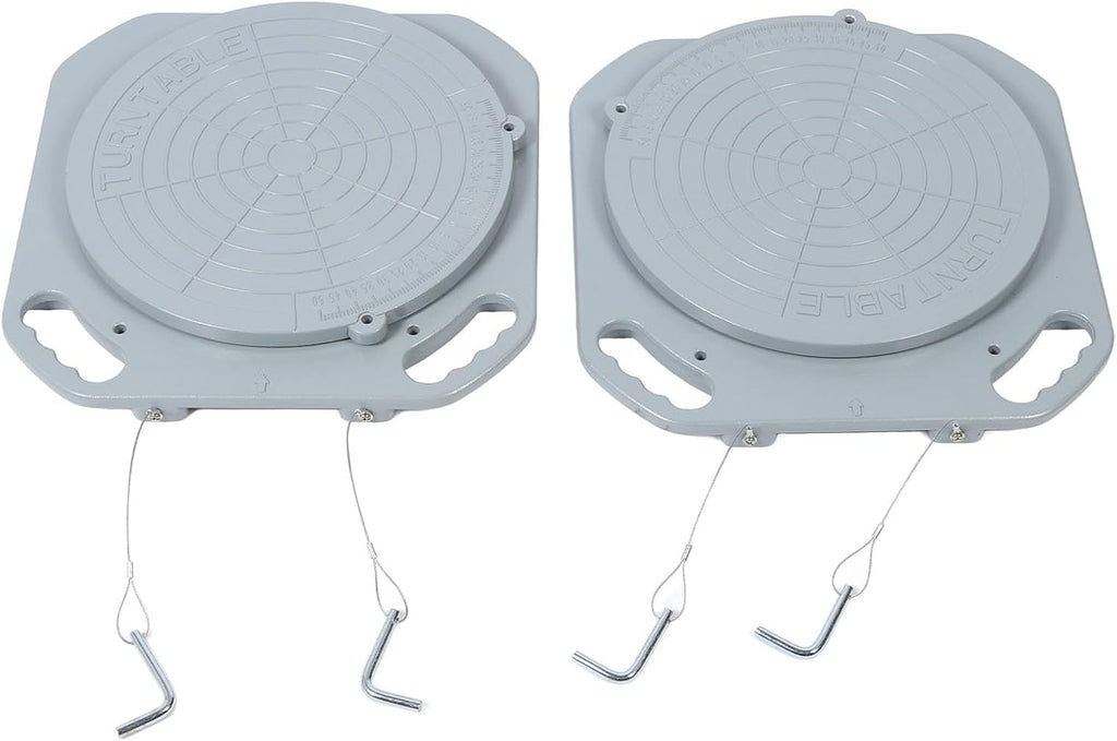 Wheel Alignment Turn Plate 5 Ton Capacity,360° Rotation,2.4in Sliding Distance for Cars&Trucks,Alloy