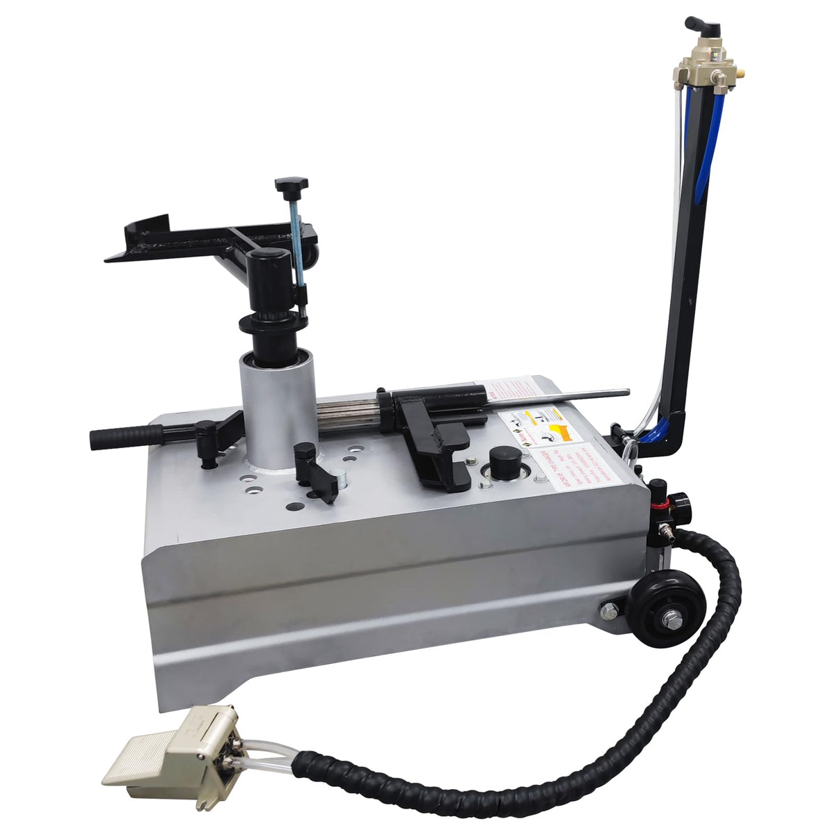 22.5" Pneumatic Tire Changer Machine Portable Truck Tire Changer with Bead Breaker Wheel Changer for Semi-Truck Tractor & Trailer Wheels