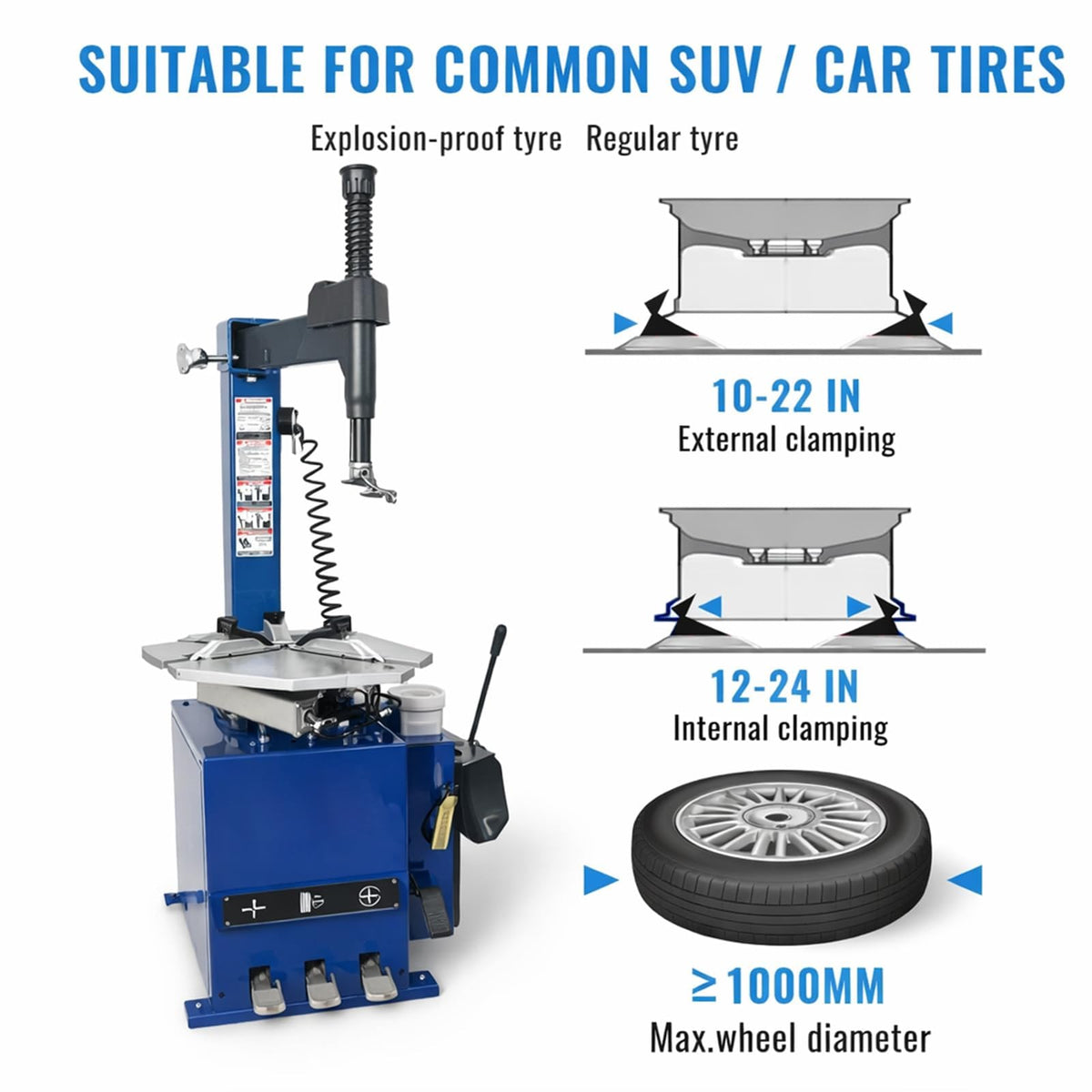 Tire Changer and Balancer Combo