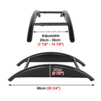 ZIMGOD Adjustable Tire Rack Shelf, Black Garage Storage Holder, Sturdy Tire Rims Display Stand/Tire Shelf Base, Perfect for Motorcycle/Car Tires