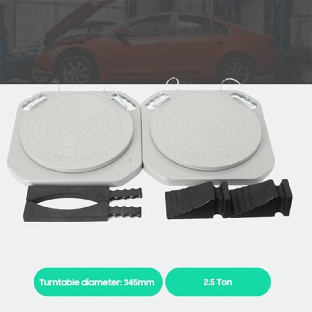 360° Wheel Alignment Turntable Pair, Heavy-Duty Turn Plates