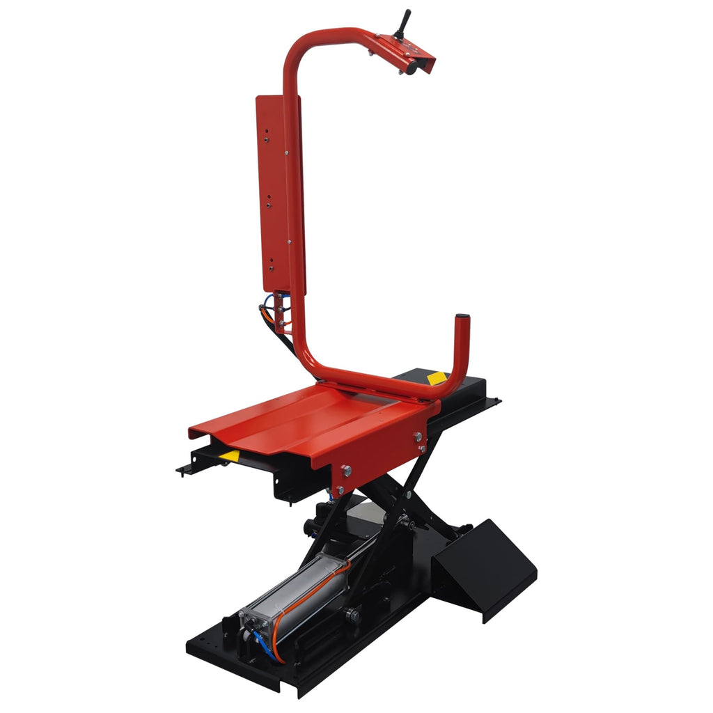 Pneumatic Tire Electric Lift Balancing Machine, 165 LBS Tire Elevator Lifting Device,75-mm AL Bearing-Linked Wheel Lifter