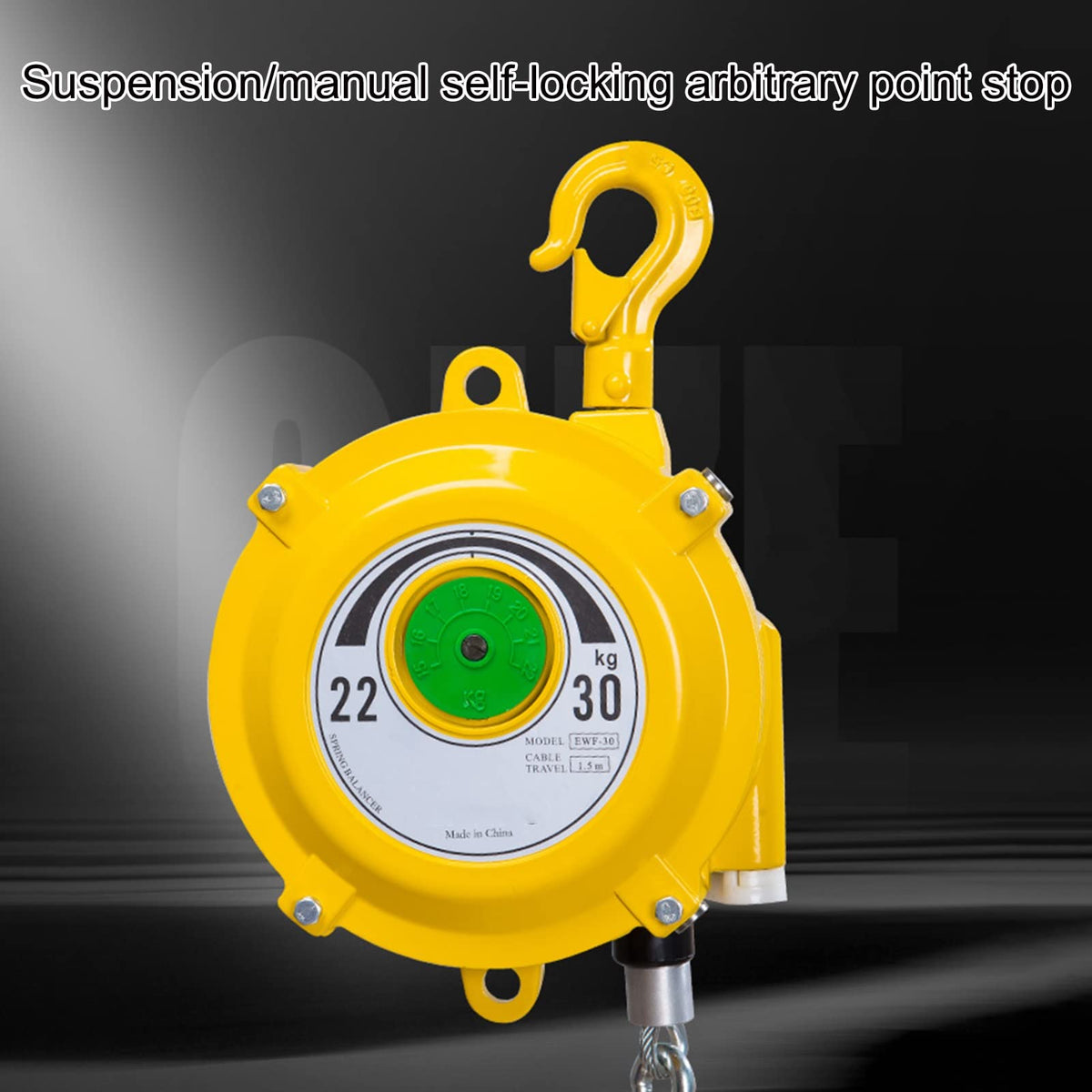 Spring Balancer, Balancer Retractable Balancer Screwdriver Hanging Wrench Steel Wire Rope Measurement Tool for Assembly Line Hanging Tools Hanging Assembly Line,60-70kg