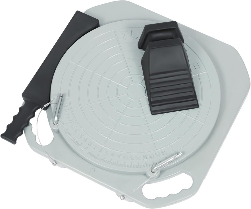 Wheel Alignment Turn Plates,Portable Front End Alignment Tool with Rotating Table,Transition Blocks and Thrust Pads for Car Truck