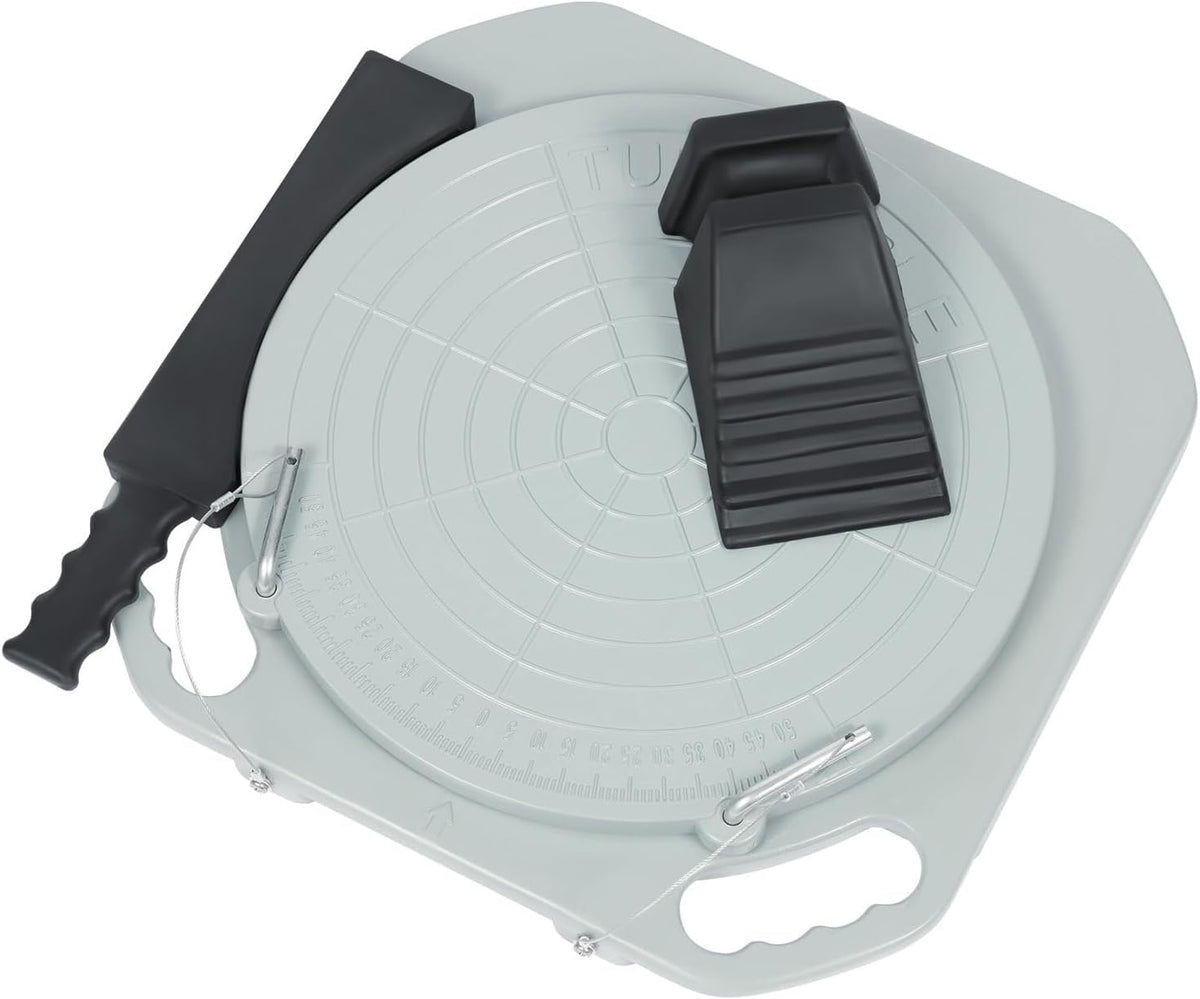 Wheel Alignment Turn Plates,Portable Front End Alignment Tool with Rotating Table,Transition Blocks and Thrust Pads for Car Truck