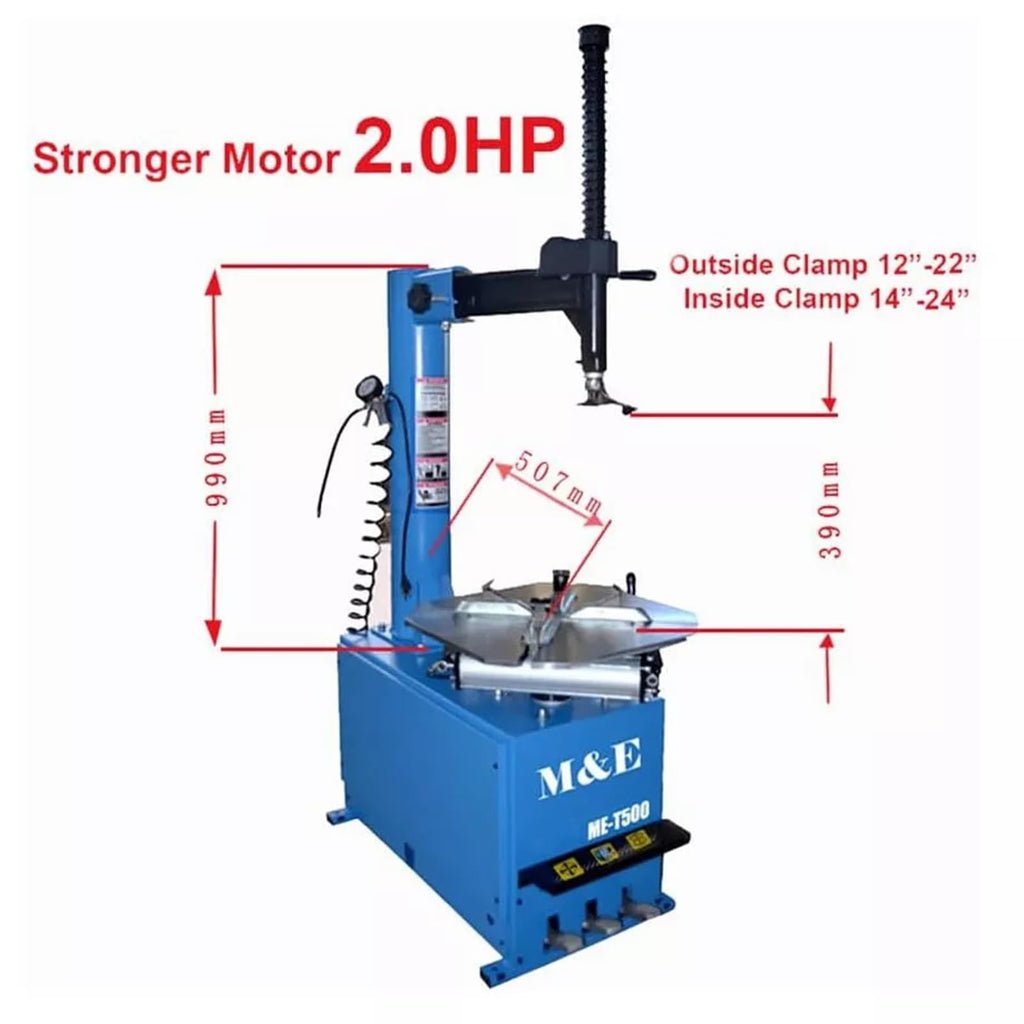 KATOOL 24 inch Tire Changer Machine ME-T500 Swing Arm Tire Changer Wheel 12-24'' Tires Machine One Year Warranty