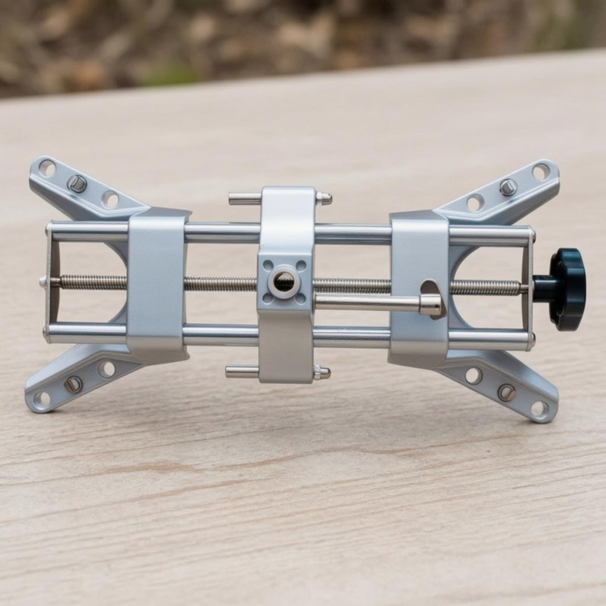 Wheel Alignment Fixture Adjustable Clamp Tool Bracket Jig with Hand Knob and Threaded Mechanism Alloy Construction for Stable Positioning Suitable for, 16MM Diameter