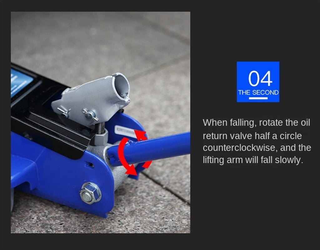 Horizontal Hydraulic Jack 2t Car Jack Car with On-Board Hydraulic Jack 2t Tire Changing Tool