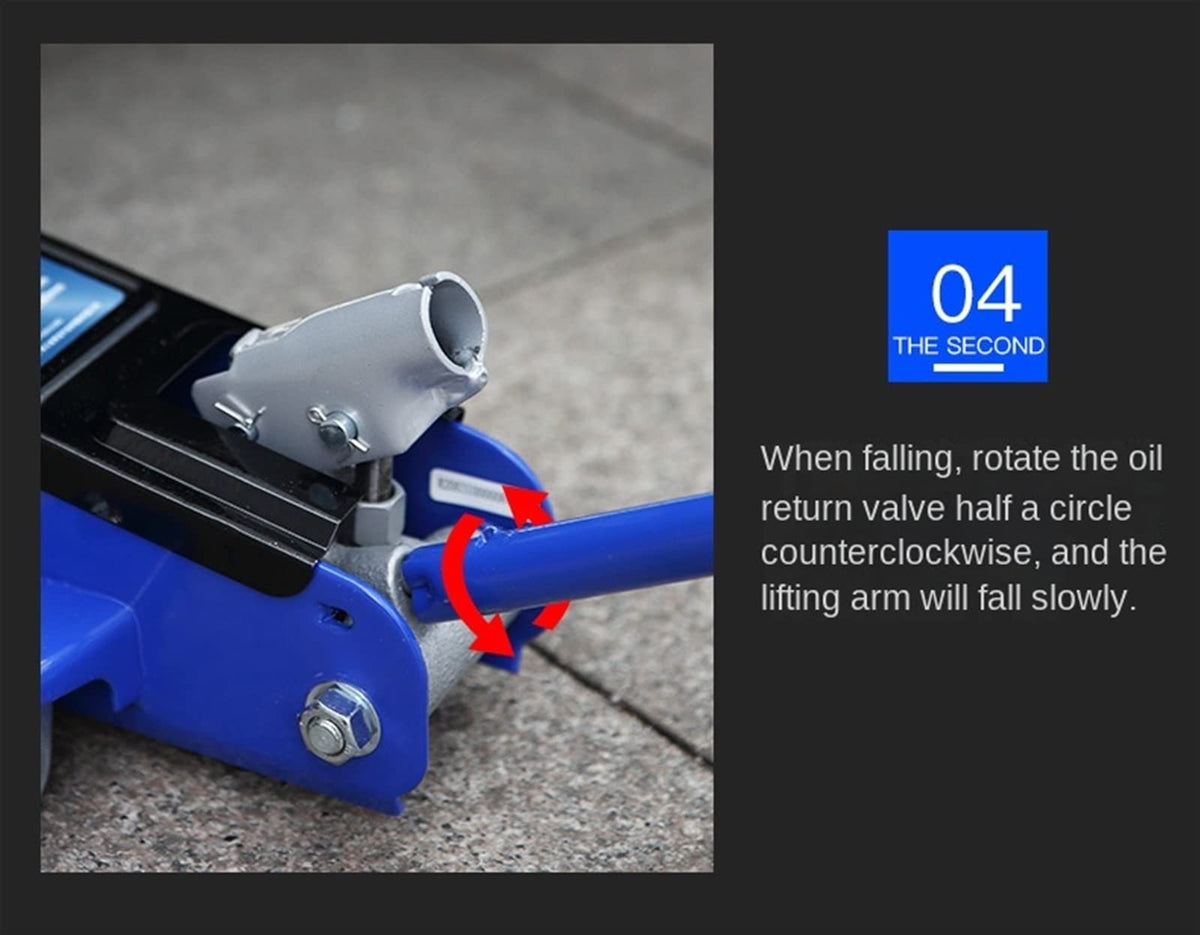 Horizontal Hydraulic Jack 2t Car Jack Car with On-Board Hydraulic Jack 2t Tire Changing Tool