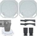 Wheel Alignment Turn Plates 2-Pack, Alloy Rotating Turntable w/Transition Blocks and Thrust Pads for Auto Repair Shops and Garages