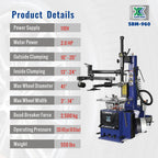 XK Tire Changer and Balancer Combo 37 in Wheel Machine, 110V,960-690