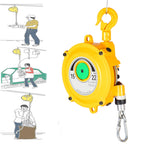 Spring Balancer Tool with Hook and 1.5m Wire Rope - Multifunctional Equipment for Assembly Lines, Workshops, and Automotive Use, Auxiliary Holding Tool