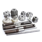 Universal Cemented Carbide Valve Seat Reamer(40pcs), Valve Repair Tools, High Precision, Not Easy to Deform, with Storage Box + Grinding Head, for Valve Repair,40pcs