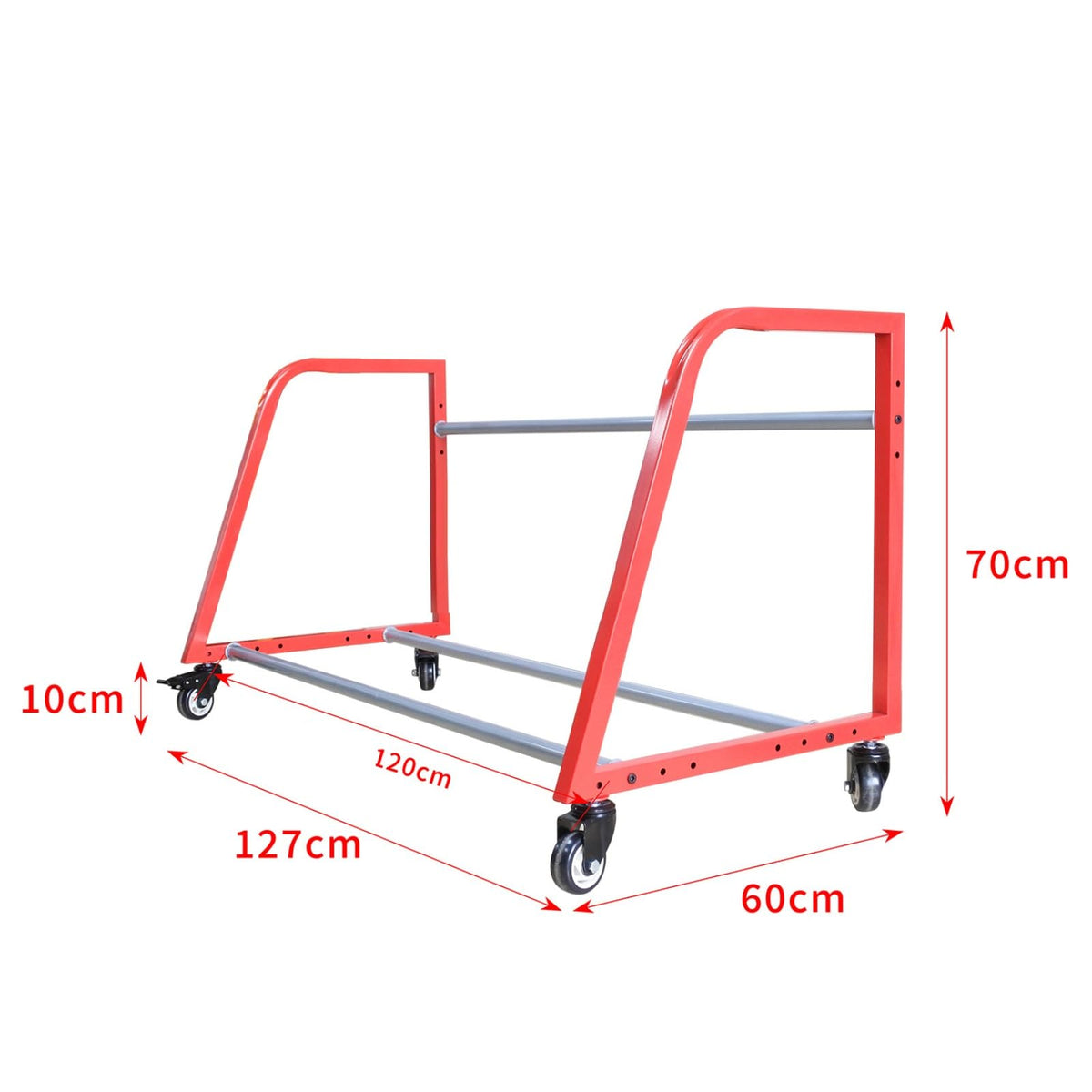 Tire Display Rack Floor-Standing Car Tire Storage Rack,Tire Rack for Garage, Rolling Tire Shelf, Car Tire Stand with Wheels
