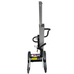 INTSUPERMAI Pneumatic Tire Wheel Lifter Dolly, 143.3LB Max Load Capacity, 3.9ft Lifting Height, Compressed Air Operated Tire Mounting Dismounting Hoist for Auto Repair Garage Tire Service Station