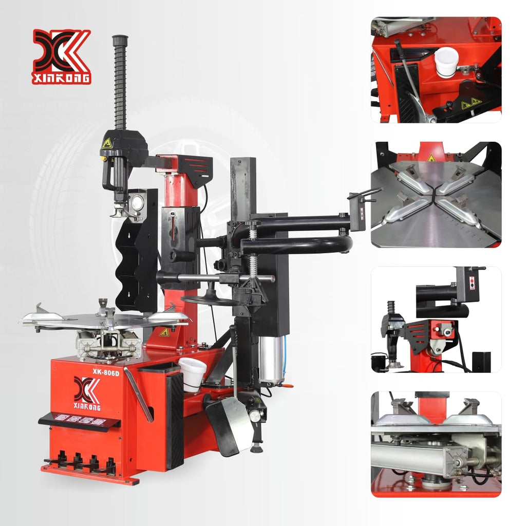 XK Wheel Machine,Wheel Changers, Rim Clamp 24 in,2.0HP,110V,806D
