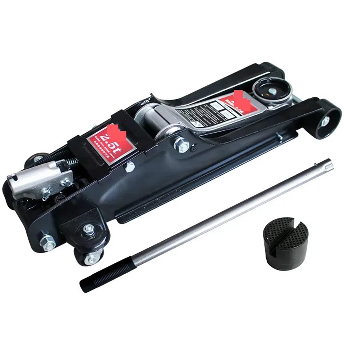 Hydraulic Jack, Car 2.5Ton Ultra Low Position Single Pump Auto Sedan Hydraulic Floor Lifting Jack Wheel Stand Tire Repairing Tools