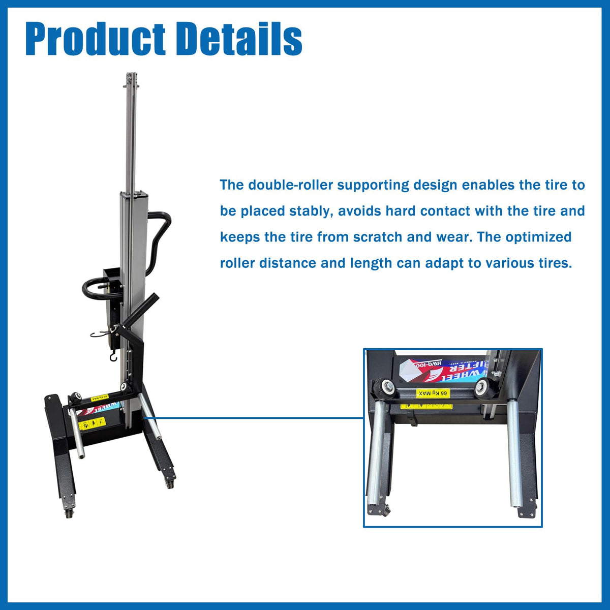 Pneumatic Tire Lifter 0.8-1.2MPa