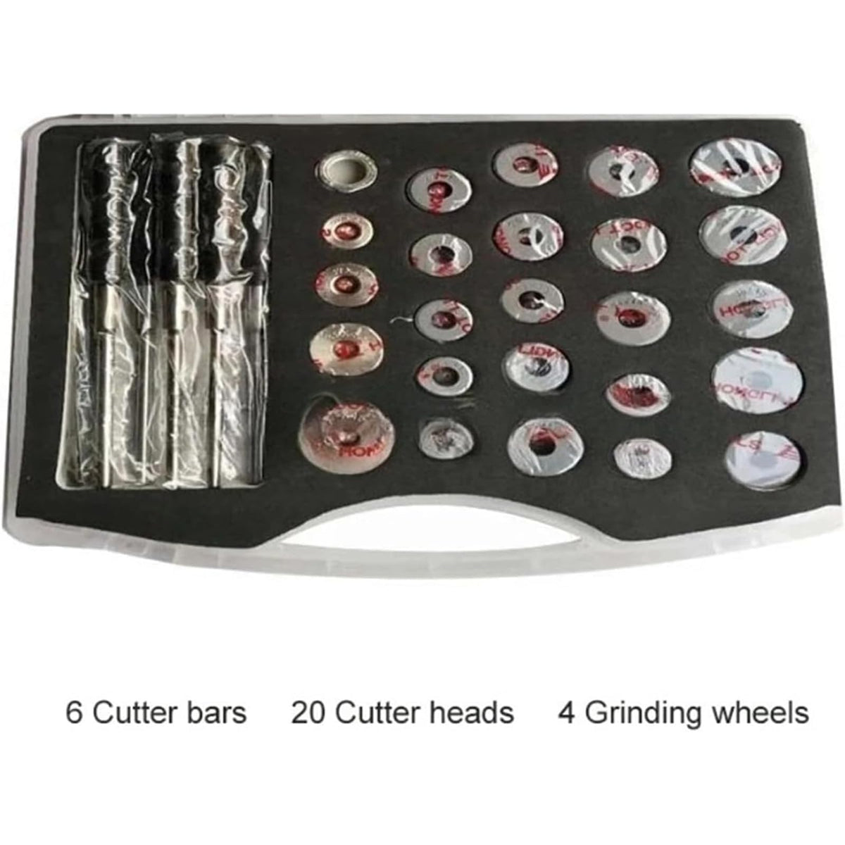 22-38mm Carbide Diamond Valve Seat Tools(31 Pcs), Valve Seat Repair Tool Grinding Wheel, with Storage Box, Easy to Carry Store, for Various Brands Car Truck Repair,31pcs