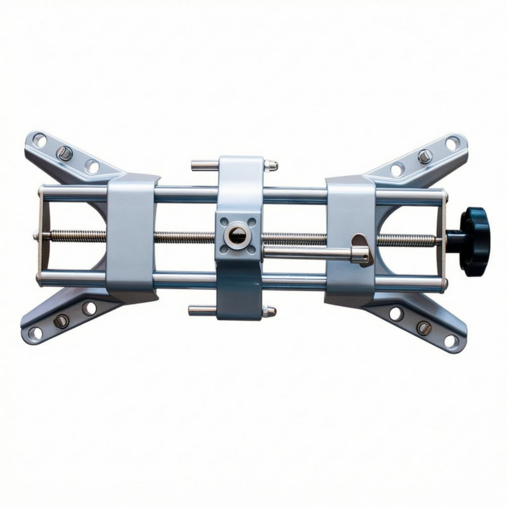 Wheel Alignment Fixture Adjustable Clamp Tool Bracket Jig with Hand Knob and Threaded Mechanism Alloy Construction for Stable Positioning Suitable for, 16MM Diameter