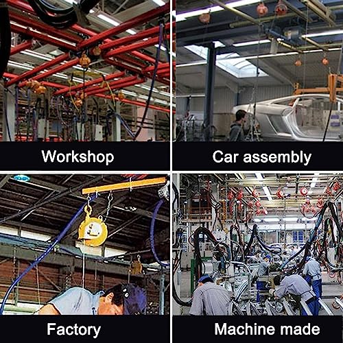 1pc Heavy-Duty Balancer Tool with 1.5m Wire Rope & Hook - Adjustable Tension for Workshop, Automotive, Assembly Line - Supports 5-9kg Load Capacity