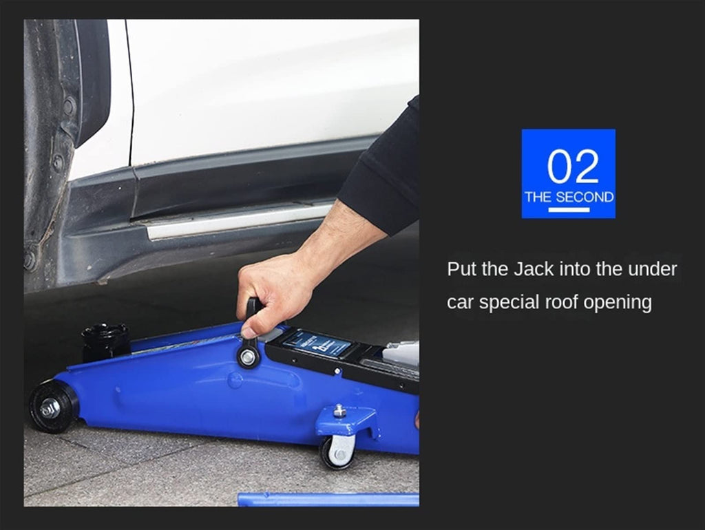 Horizontal Hydraulic Jack 2t Car Jack Car with On-Board Hydraulic Jack 2t Tire Changing Tool