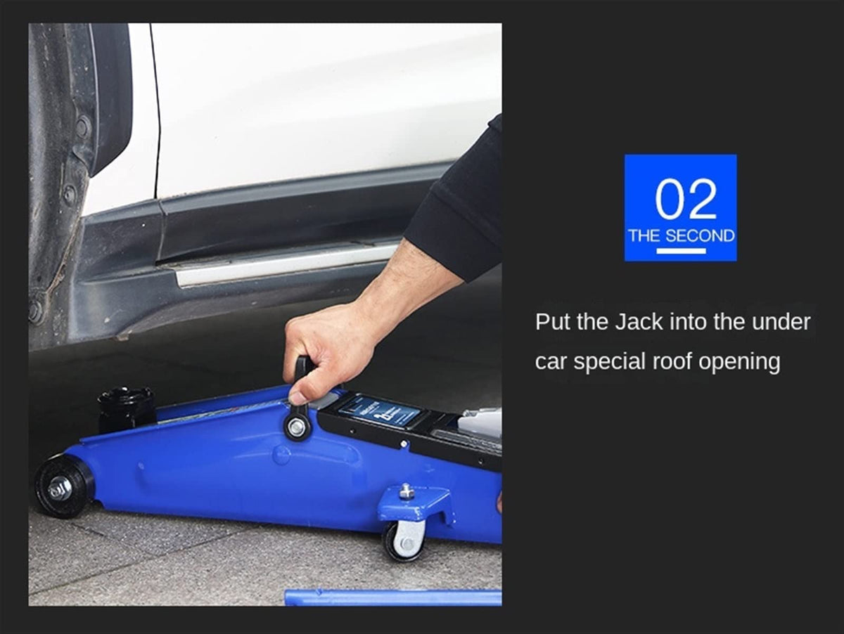 Horizontal Hydraulic Jack 2t Car Jack Car with On-Board Hydraulic Jack 2t Tire Changing Tool
