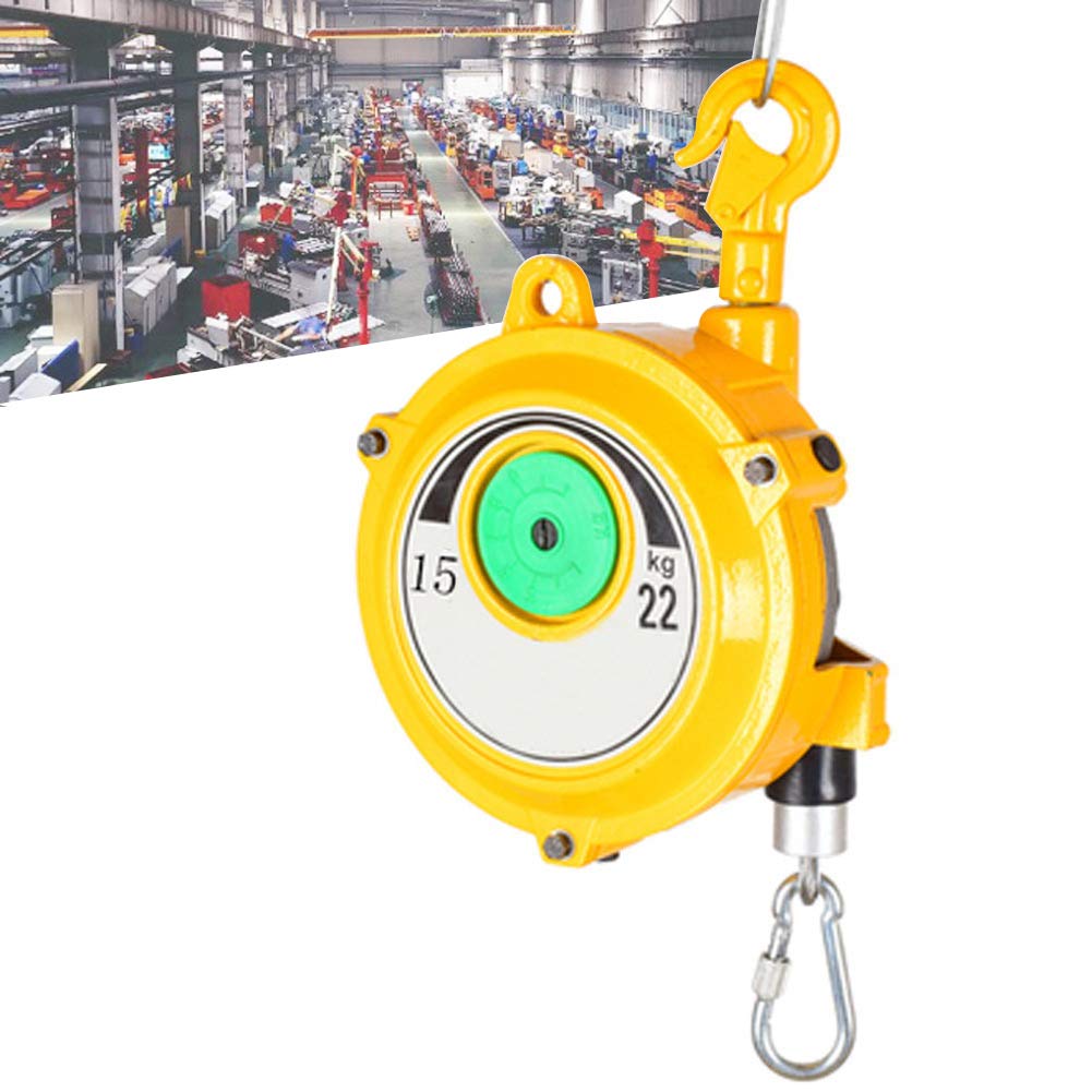 Spring Balancer Tool,Spring Balancer Retractable Tool Hanging Holder with Snap Hook for Pneumatic Tools,Multifunctional Auxiliary Tools(9 to 15kg