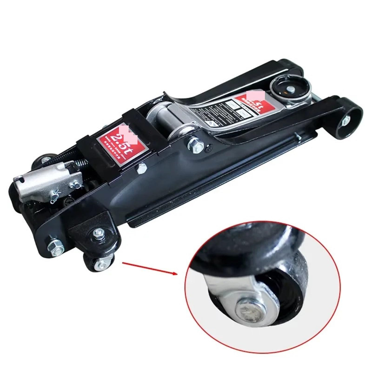 Hydraulic Jack Car 2.5Ton Ultra Low Position Single Pump Auto Sedan Hydraulic Floor Lifting Jack Wheel Stand Tire Repairing Tools,