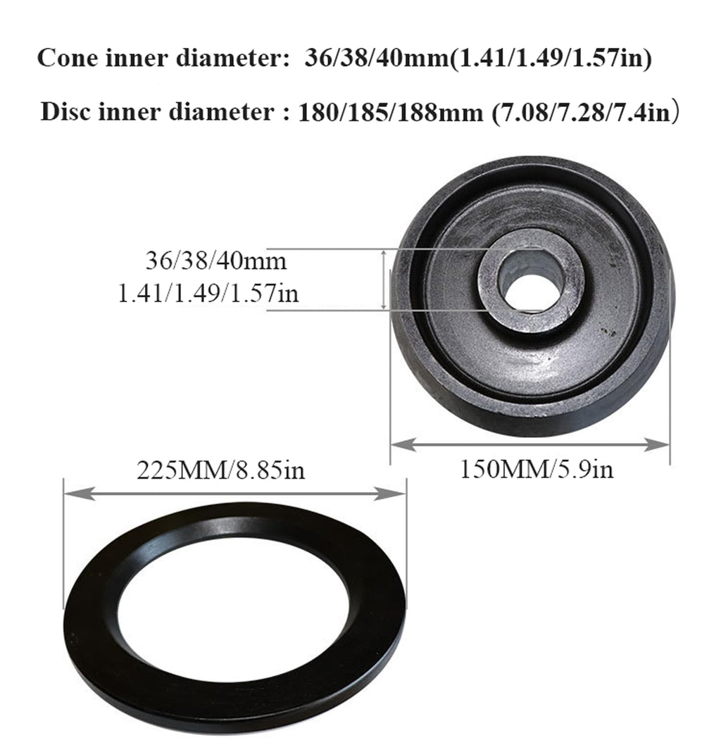 Wheel Balancer Cone 36MM /38MM/40MM (38MM/1.49in)