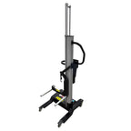 INTSUPERMAI Pneumatic Tire Wheel Lifter Dolly, 143.3LB Max Load Capacity, 3.9ft Lifting Height, Compressed Air Operated Tire Mounting Dismounting Hoist for Auto Repair Garage Tire Service Station