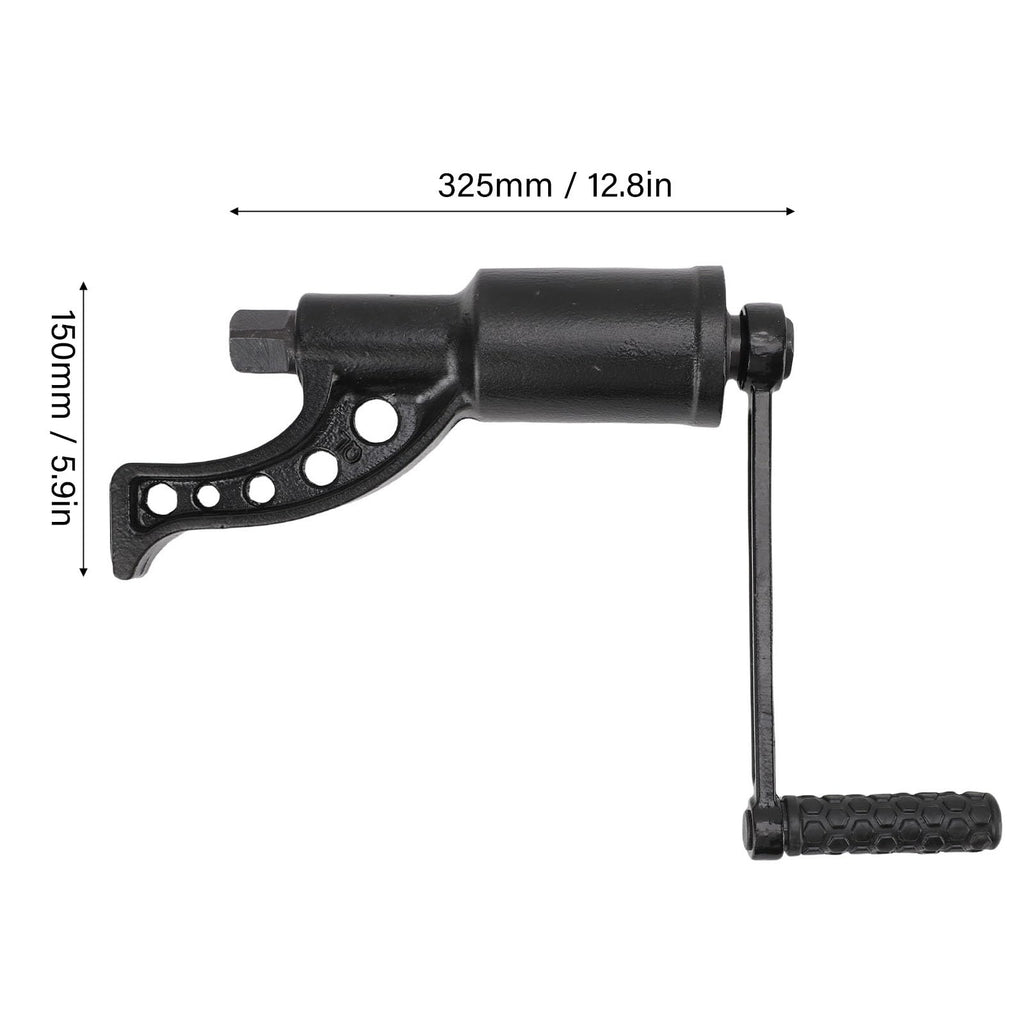 Torsion Wrench Lug Nut Removal Tool, 7 Pcs Heavy Duty Torsion Multiplier Wrench Set with 4 Sockets 1:69 4800N.m, Labor Saving Efficient for Trucks Buses RVs