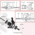 MOSTPLUS FWD Front Wheel Drive Bearing Adapters Puller Press Replacement Installer Removal Tool-23 Pieces