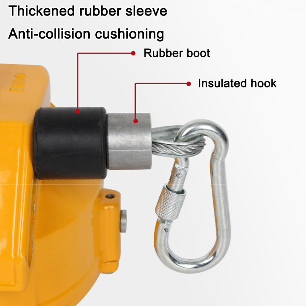 Retractable Spring Balancer, Retractable Balancer with 1.5M Long Wire Rope and Hook, Tool Balancer, Workshop and Automotive Equipment, Multifunctional Auxiliary Tools(22-30kg)