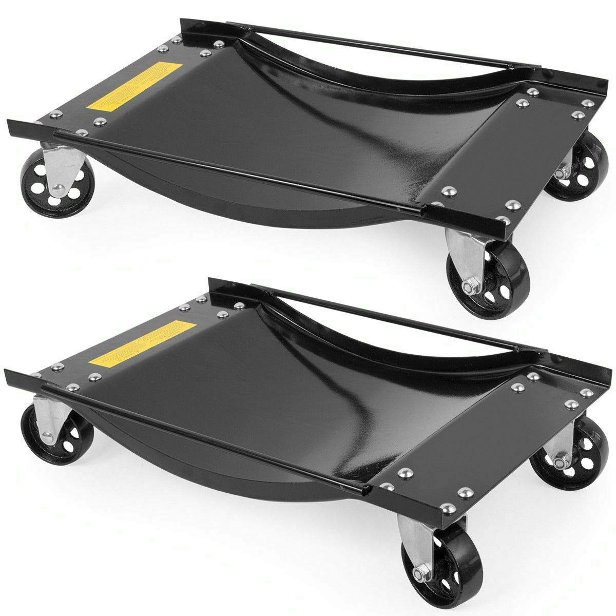 1000lb Auto Wheel Dolly 2PC Car Truck ATV Tires Nylon Wheels Heavy Duty 14" NEW,Jikkolumlukka