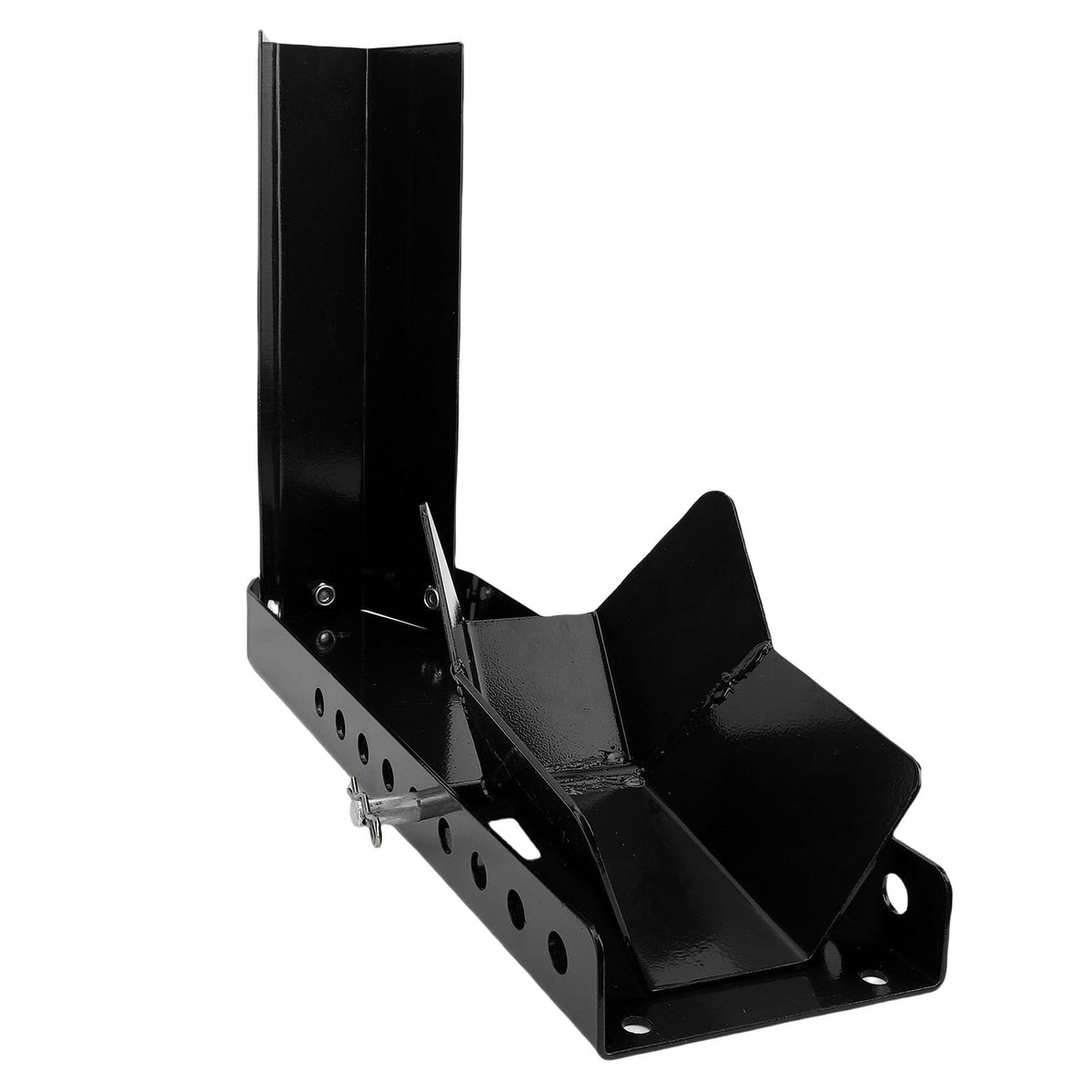 Motorcycle Wheel Chock Antislip 3000lbs Load Capacity Black
