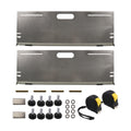 Wheel Alignment Tool Alignment Rods Toe Plate Toe Angle Measurement Tool Stainless Steel Anti Slip Design Suitable for Vehicles sedans SUVs Pickup