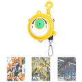 1.5M Heavy-Duty Retractable Spring Balancer with Adjustable Tension (5-9kg) - Durable Wire Rope Tool for Workshop & Automotive Professionals - Ideal for Precision Load Control