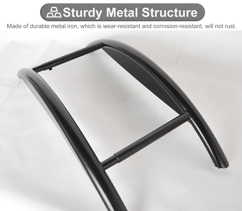 ZIMGOD Adjustable Tire Rack Shelf, Black Garage Storage Holder, Sturdy Tire Rims Display Stand/Tire Shelf Base, Perfect for Motorcycle/Car Tires