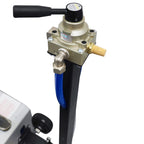 R22.5 Portable Pneumatic Truck Tire Changer Machine with Bead Breaker Cylinder Air-Powered for Semi-Truck Tractor & Trailer Wheels Professional Wheel Changing Equipment