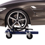 Car Wheel Dolly Jack Set of 4, 5200lbs Capacity Heavy Duty Self Loading Dolly with Ratcheting Foot Pedal, Retractable Ratcheting Wheel Dollies Vehicle Positioning Jack for Tire Auto Repair Moving