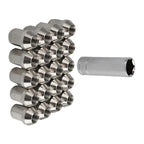 1 Set Stainless Steel Raceing Wheel Nuts M12*1.25 Lug Hex Universal Car Accessories