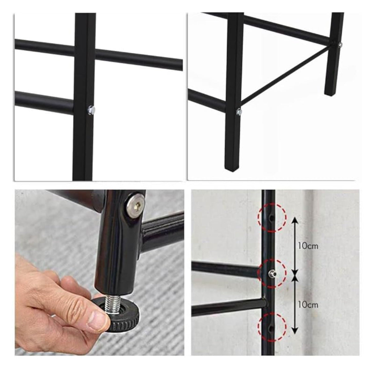 Tire Rack, 112x 51 X 143cm Without Wheels Holds 8 Tire Storage Racks, Height Adjustable Storage Rack for Basement Workshop
