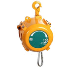 Spring Balancer, Iron Hanging Balancer,1.5m Length Tool Balancer with,Adjustable Balancer Retractor Hanging Holding,Equipment in Yellow(3-5 kg)