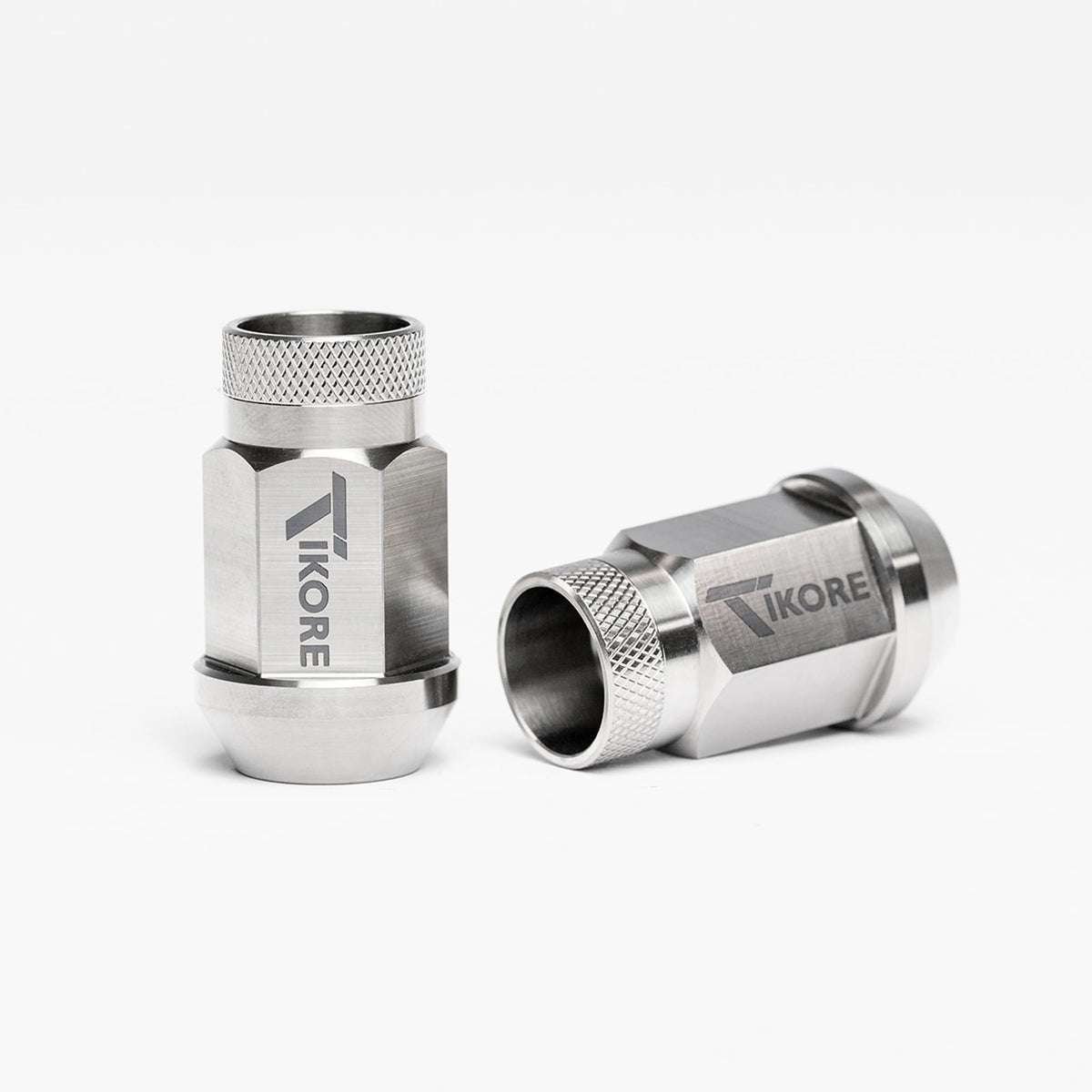 TK40 Lug Nut Set Open Conical M12x1.25 Standard Finish Tikore Logo 20pcs - TK-OC1212-ST20
