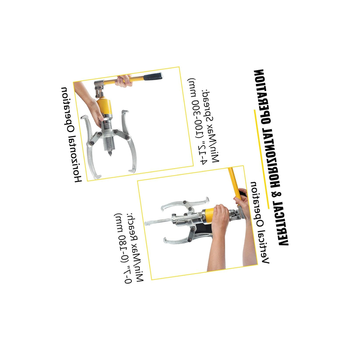 YYLM15TZTS0000001 Ton Hydraulic Gear/Bearing/Wheel Bearing Puller Separator 2 or 3 Jaws