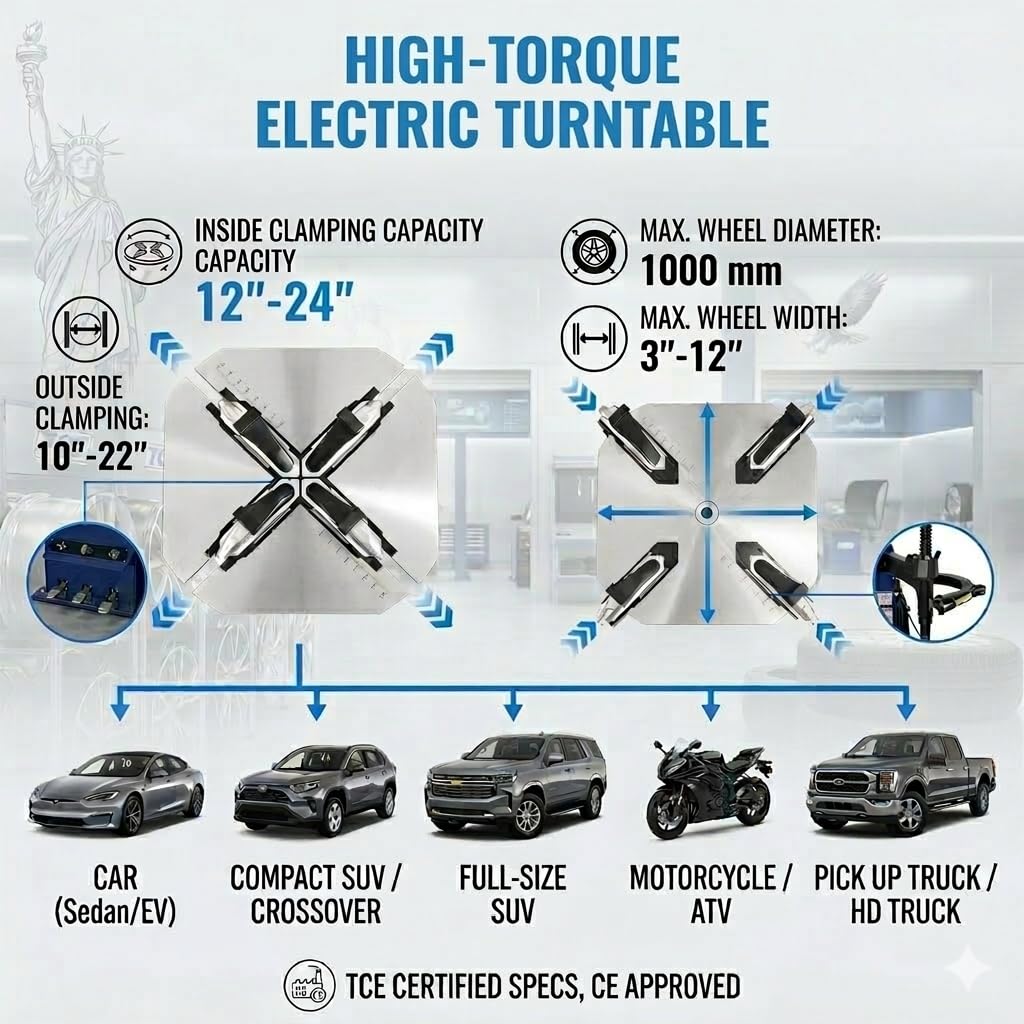 Tire Changer and Balancer Combo