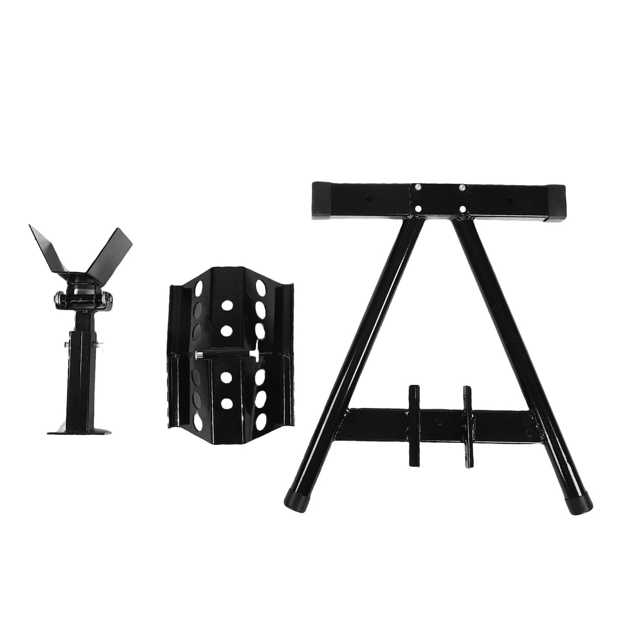 Universal Motorcycle Wheel Chock with Stable Support
